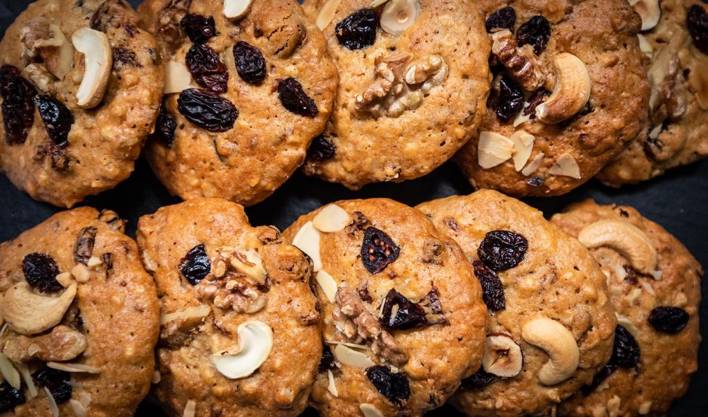 Delicious Cookies with nuts